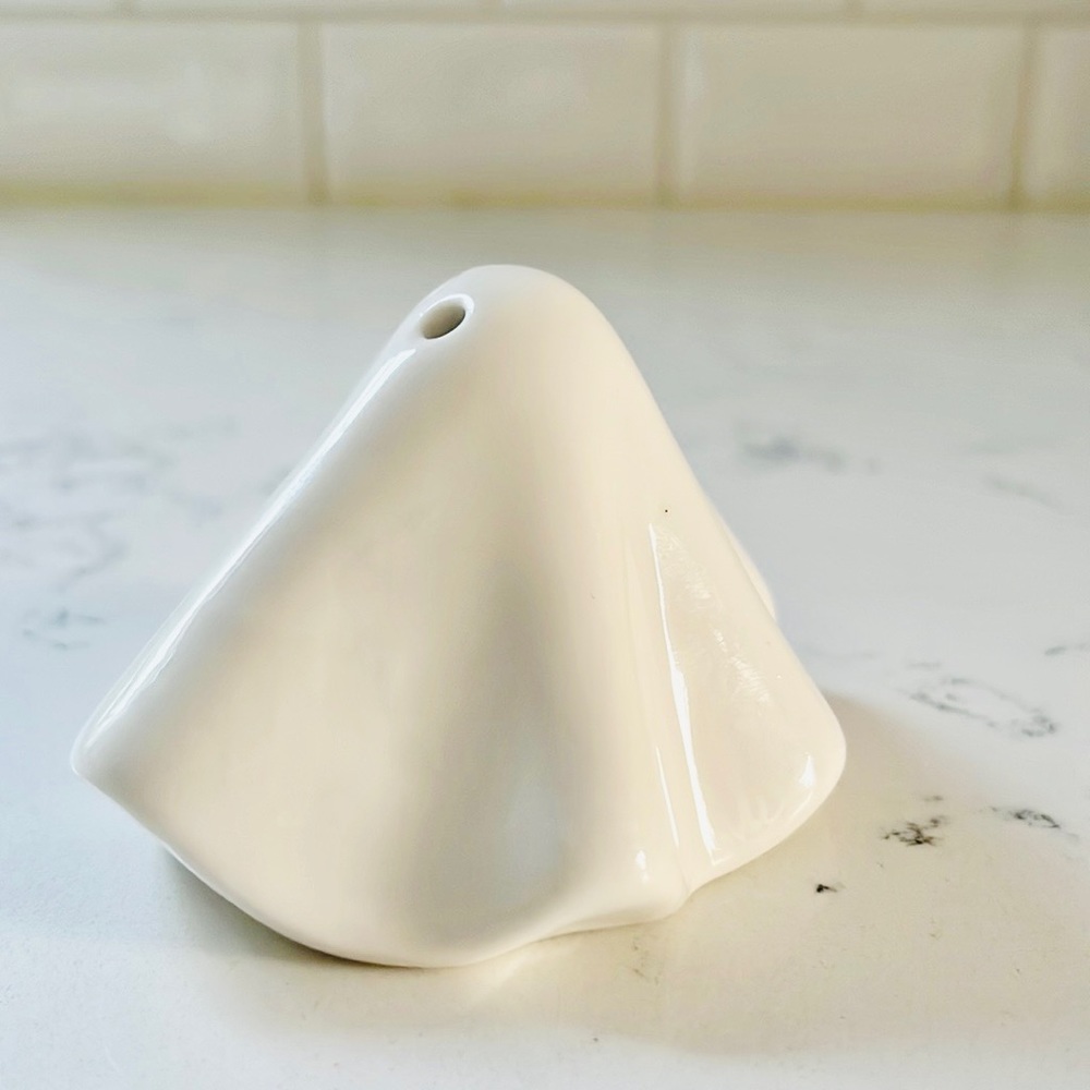Crate&Barrel Small LED Ceramic Ghost - Picture 6 of 14